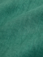 Green Linen Long Sleeve Shirt - Image 7 of 8