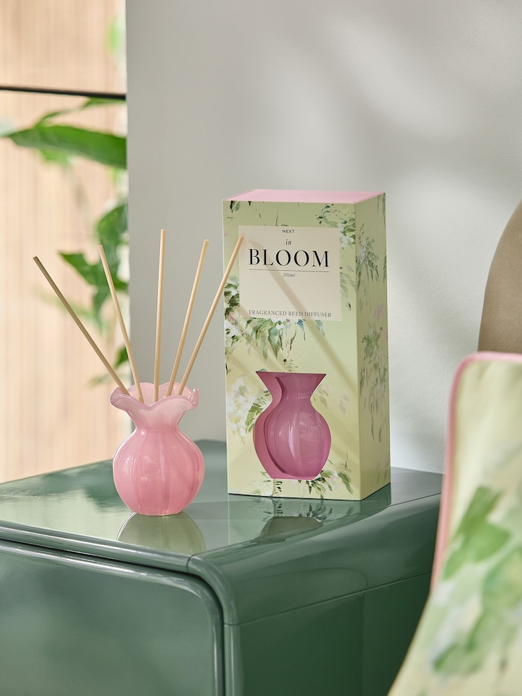 Blushing Peony 200ml Glass Diffuser - Image 1 of 3