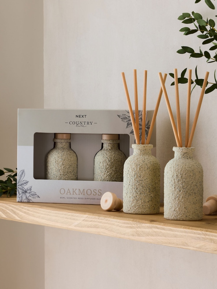 Oakmoss Pink Pepper and Sandalwood Country Luxe Set of 2 Diffusers - Image 1 of 3