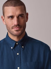 Jūras spēki - 100% Linen Signature Shirt - Attēls 4 no 7