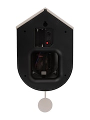 Karlsson Black Warm Grey Grato Cuckoo Wall Clock - Image 5 of 5
