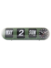 Karlsson Jungle Green Tube Flip Wall Clock - Image 2 of 5