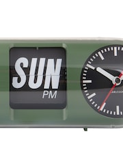 Karlsson Jungle Green Tube Flip Wall Clock - Image 4 of 5