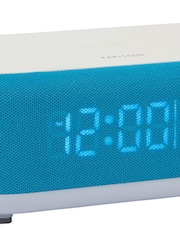 Karlsson Bright Blue Vogue Alarm Clock with Phone Charger - Image 4 of 5