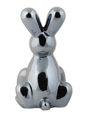Present Time Black Plated Balloon Bunny Statue - Image 4 of 4