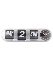 Karlsson Silver Tube Flip Wall Clock - Image 3 of 5