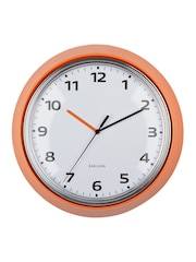 Karlsson Bright Orange Modern Retro Wall Clock - Image 2 of 4