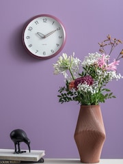 Present Time Warm Brown Twisted Rib Vase - Image 2 of 5