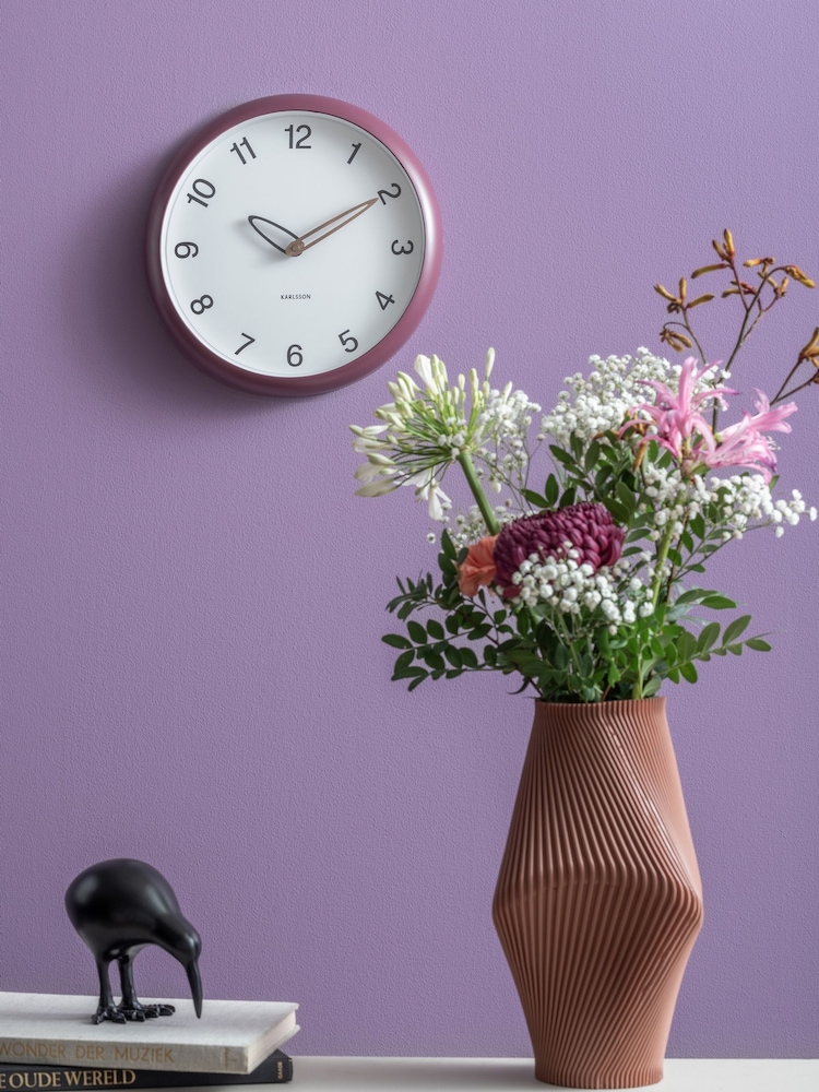 Present Time Warm Brown Twisted Rib Vase - Image 2 of 5