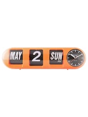 Karlsson Orange Tube Flip Wall clock - Image 2 of 5
