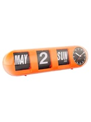 Karlsson Orange Tube Flip Wall clock - Image 3 of 5