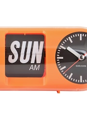 Karlsson Orange Tube Flip Wall clock - Image 4 of 5