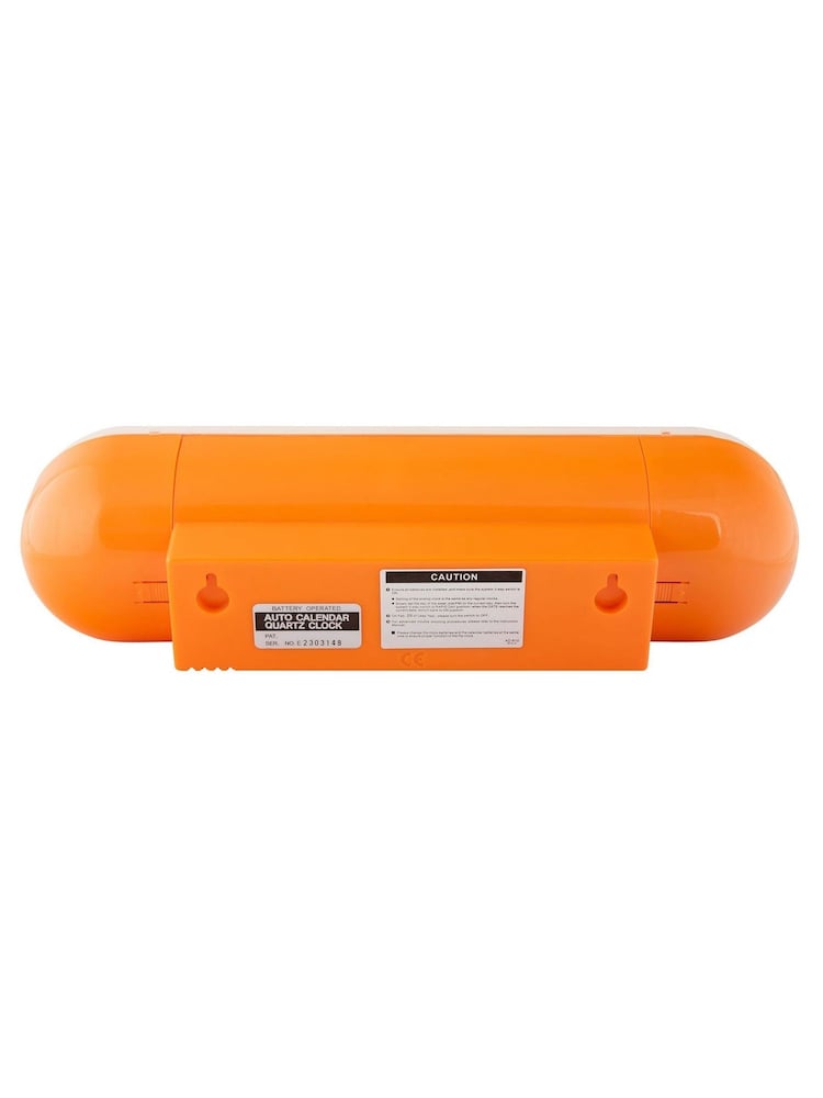 Karlsson Orange Tube Flip Wall clock - Image 5 of 5