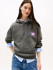 Tommy Jeans com capuz quadrado e gráfico nas costas - Imagem 1 de 5