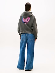 Tommy Jeans com capuz quadrado e gráfico nas costas - Imagem 2 de 5