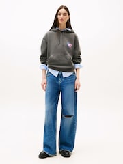 Tommy Jeans com capuz quadrado e gráfico nas costas - Imagem 3 de 5