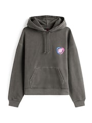 Tommy Jeans com capuz quadrado e gráfico nas costas - Imagem 5 de 5