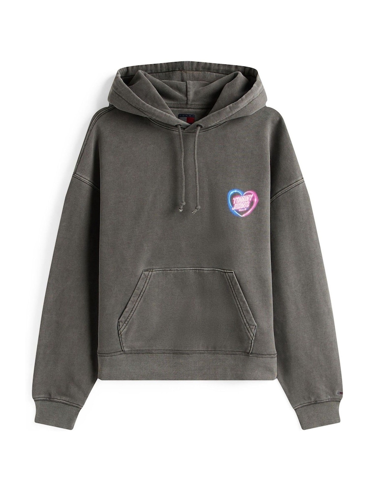 Tommy Jeans com capuz quadrado e gráfico nas costas - Imagem 5 de 5
