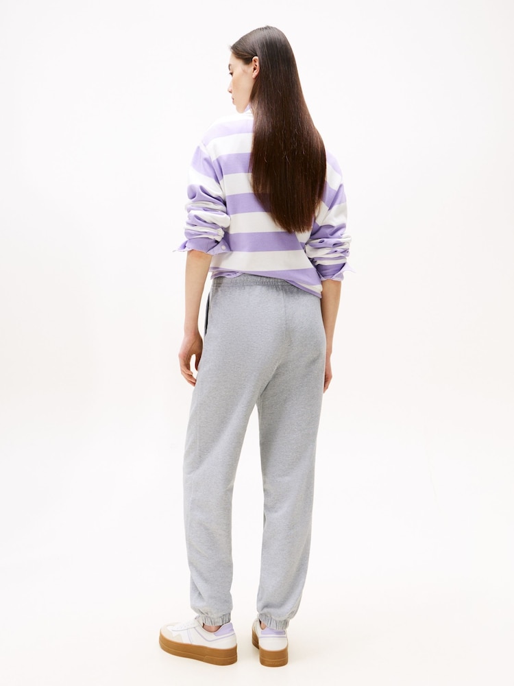 Tommy Jeans Grey Varsity Relaxed Joggers - Image 2 of 5
