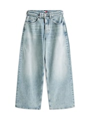 Tommy Jeans Blue Charlie Belted Mid Rise Loose Jeans - Image 5 of 5