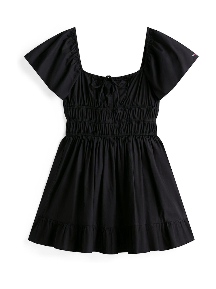 Tommy Hilfiger Black Slim Fit and Flare Mini Dress - Image 4 of 4