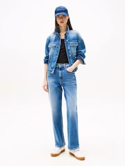 Tommy Hilfiger Blue Layla High Rise Slim Straight Jeans - Image 3 of 5