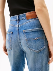 Tommy Hilfiger Blue Layla High Rise Slim Straight Jeans - Image 4 of 5