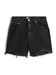 Tommy Hilfiger Black Distressed Mom Shorts - Image 5 of 5