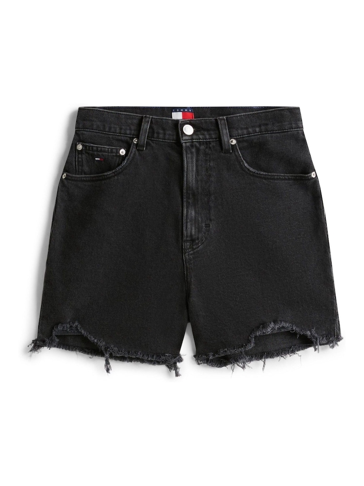 Tommy Hilfiger Black Distressed Mom Shorts - Image 5 of 5