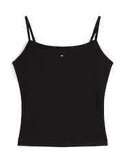 Tommy Hilfiger Black Slim Spaghetti Strap vest - Image 5 of 5