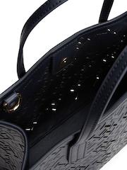 Tommy Hilfiger Blue Tote City TH Monogram Tote Bag - Image 4 of 5
