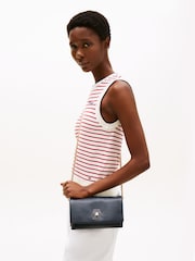Tommy Hilfiger Blue Modern Turn Lock Cross-Body Bag - Image 1 of 5