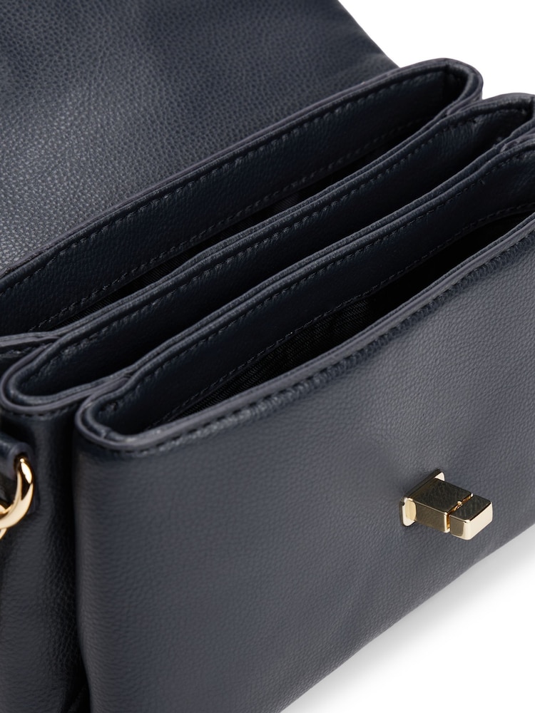 Tommy Hilfiger Blue Modern Turn Lock Cross-Body Bag - Image 5 of 5