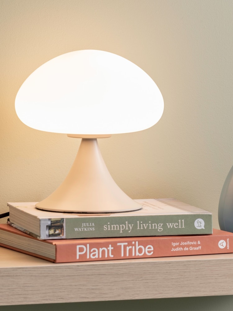 Leitmotiv Warm grey Hongo Table Lamp - Image 1 of 3 Leitmotiv Warm grey Hongo Table Lamp - Image 1 of 3