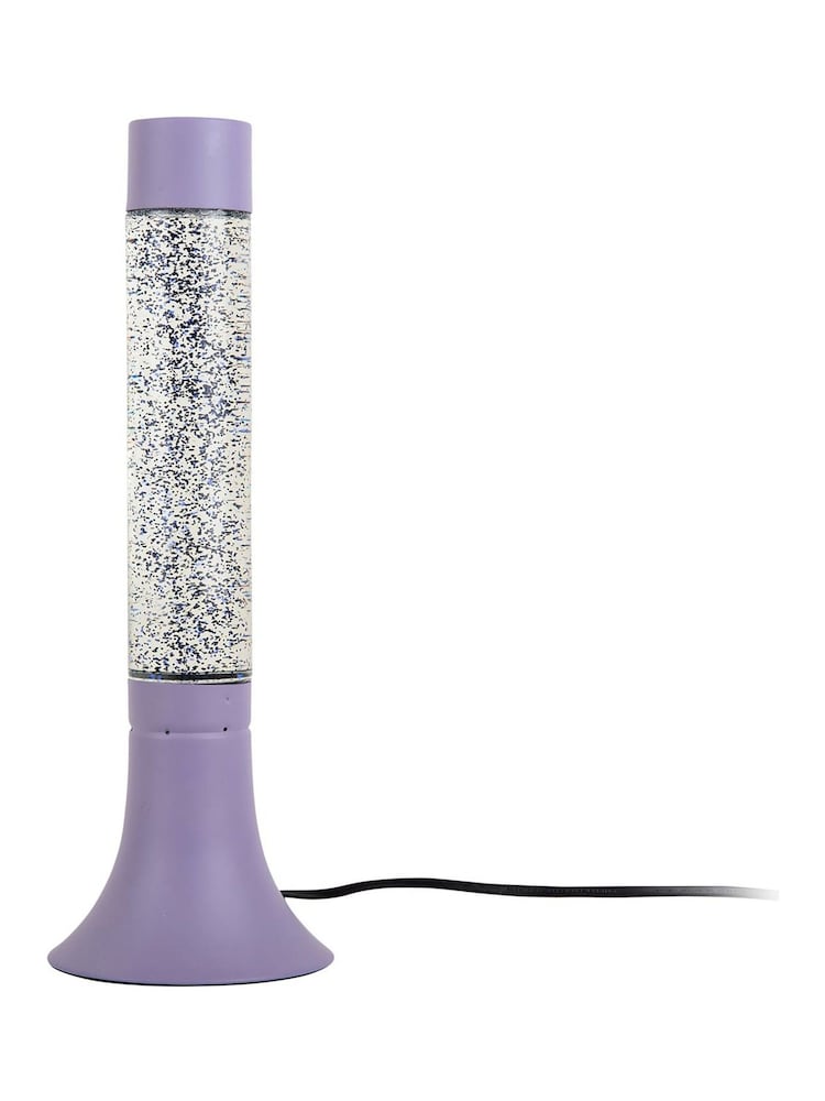 Leitmotiv Soft Purple Astro Glitter Table Lamp - Image 2 of 3 Leitmotiv Soft Purple Astro Glitter Table Lamp - Image 2 of 3