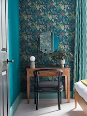 Graham & Brown Navy Craftwork Trail 10M Wallpaper - Image 1 of 4
