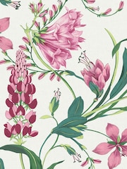 Graham & Brown Pink Botanists Scroll 10M Wallpaper - Image 2 of 4