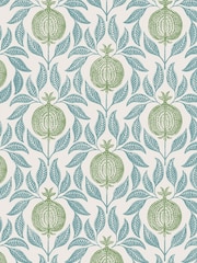 Graham & Brown Blue & Green Apple of Grenada 10M Wallpaper - Image 2 of 4