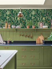 Graham & Brown Emerald Oshibana 10M Wallpaper - Image 1 of 4
