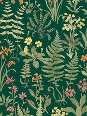 Graham & Brown Emerald Oshibana 10M Wallpaper - Image 2 of 4
