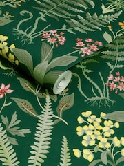 Graham & Brown Emerald Oshibana 10M Wallpaper - Image 3 of 4