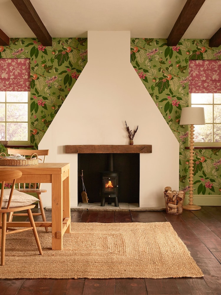 Graham & Brown Green Craftwork Trail 10M Wallpaper - Image 1 of 4