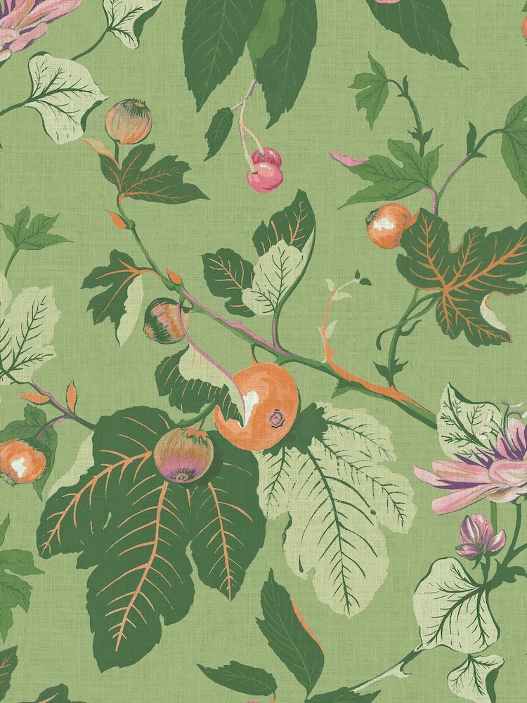 Graham & Brown Green Craftwork Trail 10M Wallpaper - Image 2 of 4