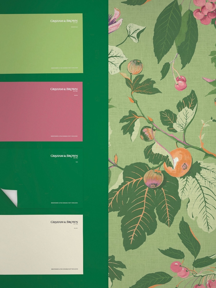 Graham & Brown Green Craftwork Trail 10M Wallpaper - Image 4 of 4