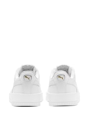 Puma White Womens Carina Lux Trainers - Image 3 of 6