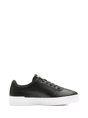 Puma Black Womens Carina Lux Trainers - Image 1 of 6