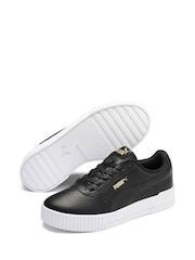 Puma Black Womens Carina Lux Trainers - Image 2 of 6