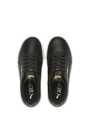 Puma Black Womens Carina Lux Trainers - Image 6 of 6