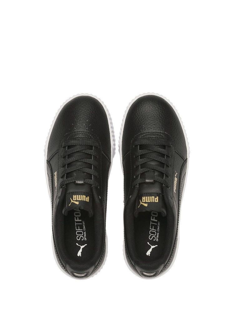 Puma Black Womens Carina Lux Trainers - Image 6 of 6
