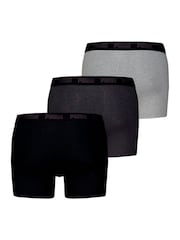 Puma Grey Mens Boxers Briefs 3 Pack - Image 2 of 2